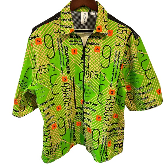 Collusion Funky Zip Up Shirt M - Picture 1 of 7